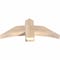 Ekena Millwork Bellingham Smooth Timber Gable Bracket, Douglas Fir, 36"W x 15"H x 3 1/2"D x 5 1/2"F, 10/12 Pitch GBW036X15X0406BEL00SDF - alternate 3